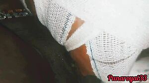 sexy nurse makes me cum all over her tits