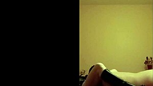 Maitresse K dominates her slave in stockings, what next?