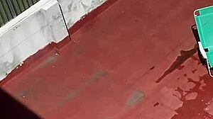 ARGENTINIAN NEIGHBORS IN BIKINIS SUNBATHING ON TERRACE PART 4