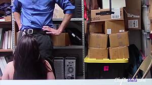 Dirty Shoplifter Feels Relief Fucking Officer to Freedom