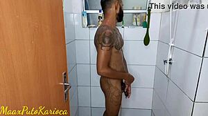 Bathroom urge leads to intense solo pleasure