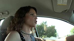 Brunette milf mom gets anal doggystyle fucking by big black cock