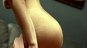 Monster cock crushes skinny Asian ass with gape and cum!