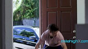 Petite Blonde Teen Earns Her Keep With Stepbro