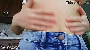 skinny gal with hairy holes tries anal fisting