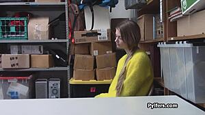 Big Tit Russian Shoplifter Caught and Fucked Hard! Wow!