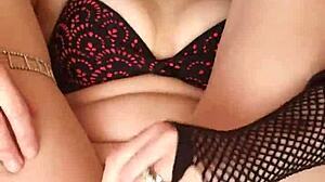 Candid Sandra intriguingly toys with new princess butt plug