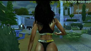 sza's banging body in public outdoor interview with big tits and ass