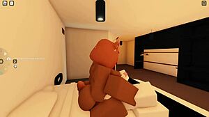 hey dude, watch this roblox femboy get treated like a total slut with that huge cock!