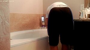 Generally Tiding Up The Bathroom Housechore Work