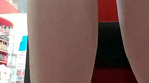 Stepsister Tries Shoes After Workout, Flashing Dirty Feet And Panties. Spy On Her?