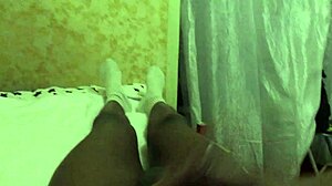 Slow Handjob on Black Cock Hints at More