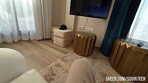 Curly Wife Betrays Husband with His Best Friend in Steamy Affair. Watch Her Seduce and Satisfy!