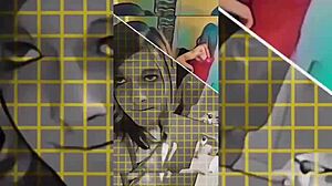 Hot shemale teasing in the bathroom, undressing slowly