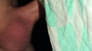 Wife drives me wild jerking, blowing, and fucking till cum covers her