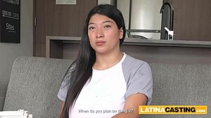 Plumper Asian Latina Titty-Fucked After Deep Throat Blowjob
