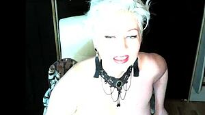 mature milf secretary squirts with toys in office