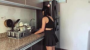 My Stepsister Handles House Chores With a Twist