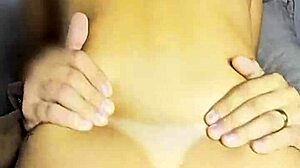 Latina teen rides cowgirl with gaping hairy beaver