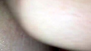 Wife Intensely Spreading Pussy With Toys And Dildo