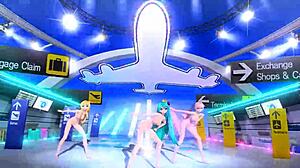 Hatsune Miku Rin & Luka Tricolore Airline Project Diva Nude Mod Full Nude