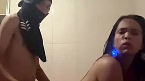 Brazilian Brunette Transsexual Delivers Ration And Stays For Fun
