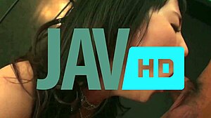 how does miki aimoto handle two guys’ hardcore creampie?