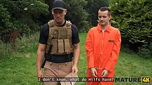 Mature4k Blonde Cougar With Massive Boobs Was So Kind To A Robber So She Gave Him A Deep Throat