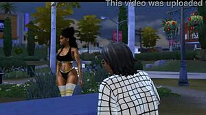 sza's banging body in public outdoor interview with big tits and ass