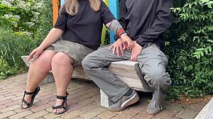 Big ass craving denied, settle for a hot handjob!