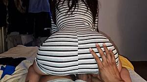 Curvy Teen Sneaks Anal Fuck with Boyfriend's Best Friend at Party