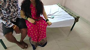 खटिये पे लिटा कर कामवाली बाई कि काउ पोजिसन मे चुदाई