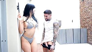 i fucked my bestie's boyfriend behind her back, then she joined us for some licking and riding.