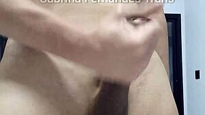 Transex Sabrina Fernandes Shows Off Big Cock, Crossdressing, Amateurs, Transsexual Monster Cock, Cumshot