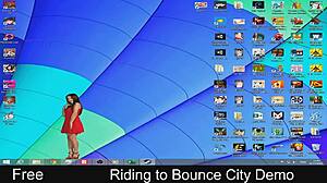 she's riding hard to bounce city, watch this demo