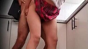 invited a hot mexican escort to my place, real spy cam!