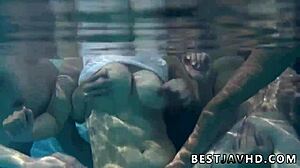 Suzuna Komiya The Nastiest Asian Woman Gives Fellatio By The Pool In The Greatest Japanese Group Fuck-a-thon Scene - Sex Uncensored Blowjob Asian Mature Big Tits Fucking Pool Japanese Oral