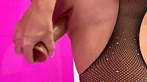 in the bathroom, just relaxing.