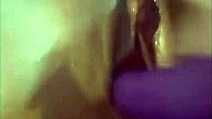 Latina Masturbating with Dildo in Solo Mexican Video