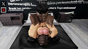 Destroying friend's tight pussy with big black cock