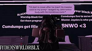 fucking a snowbunny fan on roblox, so fun