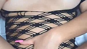 Latina enjoys anal sex with friend while smoking and giving oral