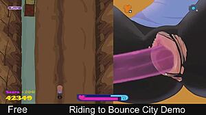 she's riding hard to bounce city, watch this demo