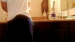 Generally Tiding Up The Bathroom Housechore Work