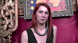 Dude intensely fucks french redhead cougar