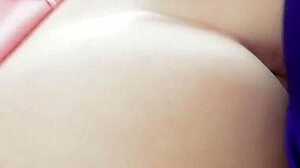 I watched the gorgeous british blonde orgasm from strapon fucking in foreplay