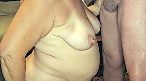 Preggo milf sucks monster cock