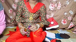 Yo, Christmas Special! First Time Jija Fucked Sexy Sali in Salwar Suit for XXX Fun