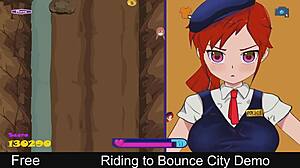 she's riding hard to bounce city, watch this demo