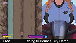 she's riding hard to bounce city, watch this demo